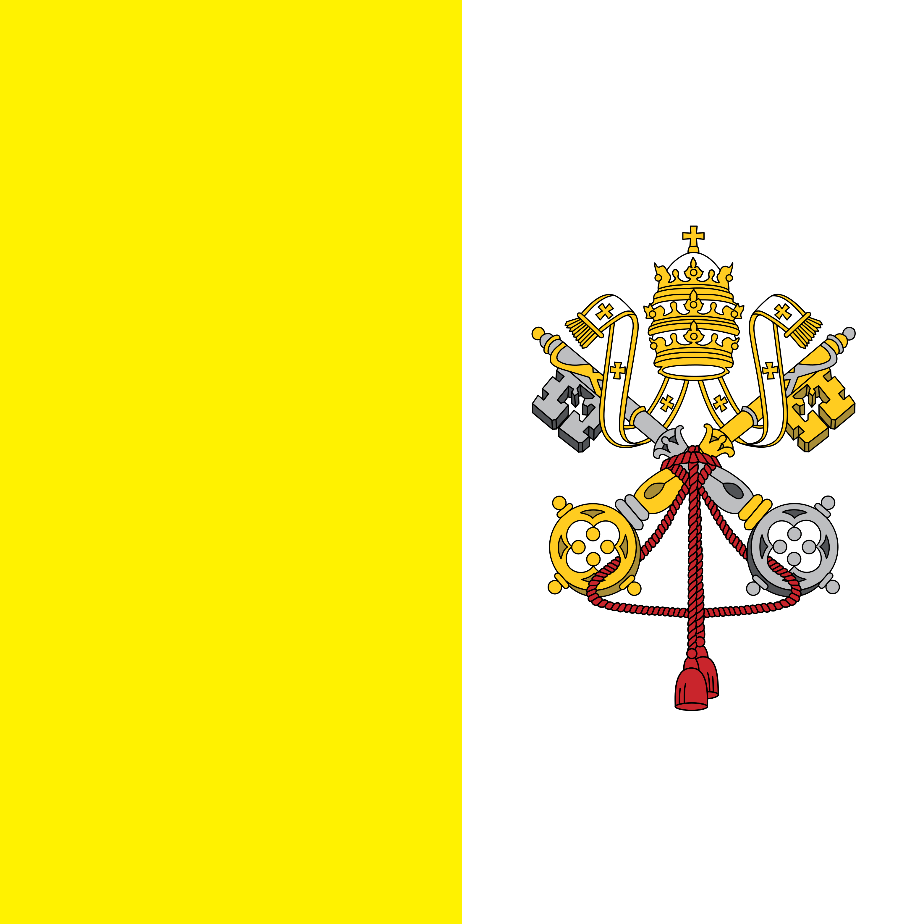 Flag of the Vatican City.svg