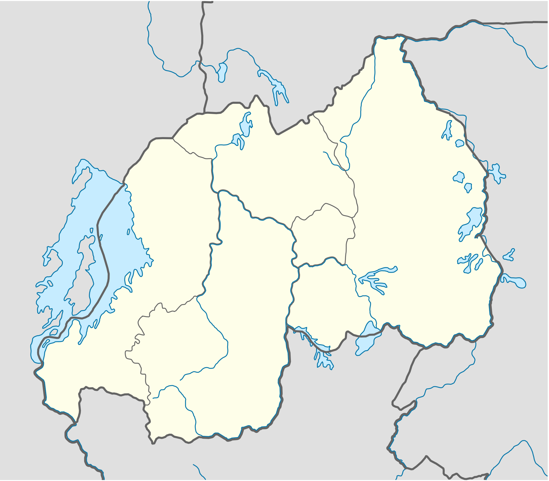 Lokacijska karta Ruanda