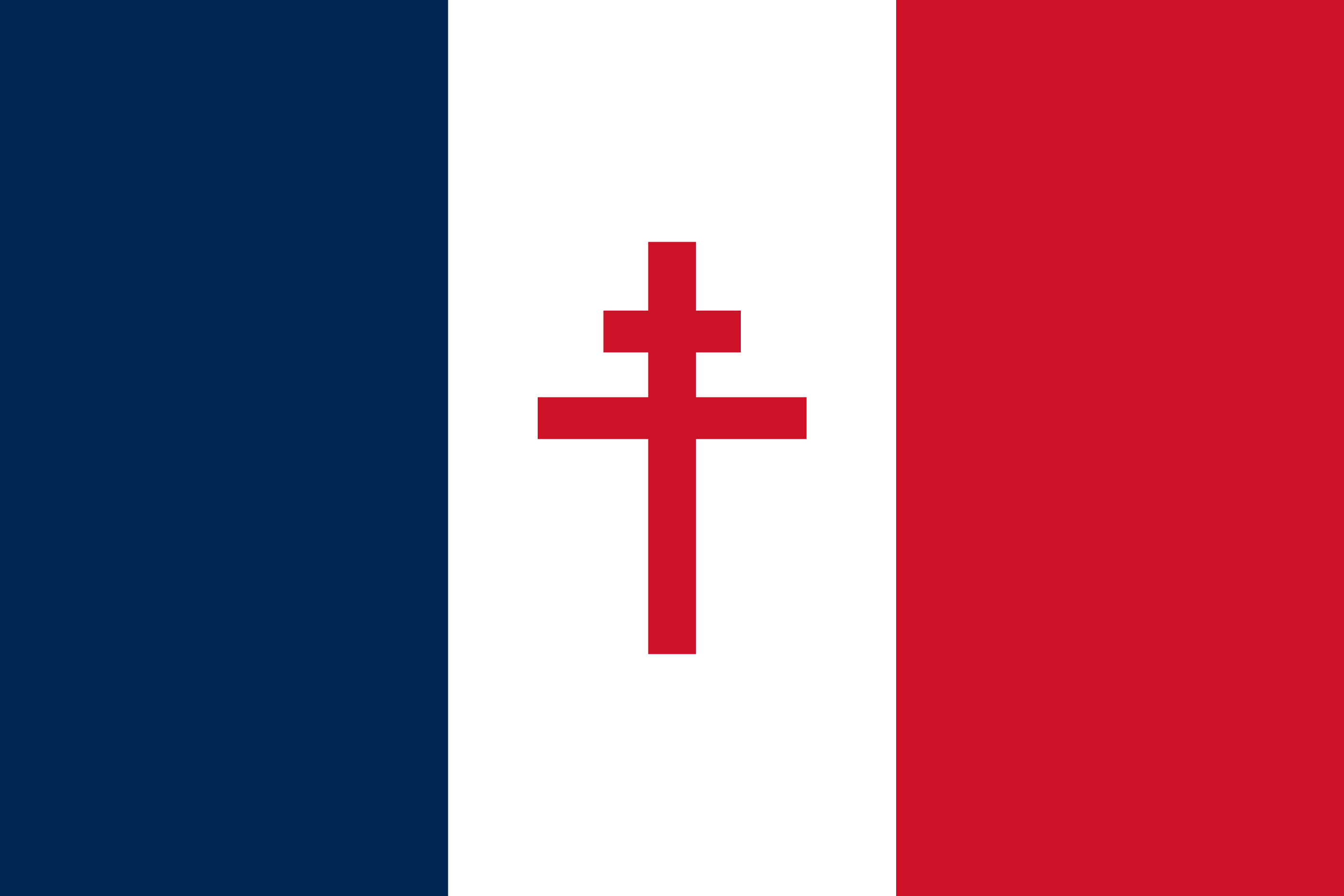 Flag of Free France 1940-1944.svg