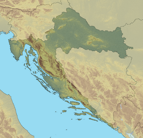 Svjetionik Otočić Trstenik na karti Hrvatska
