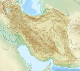Damavand na karti Iran